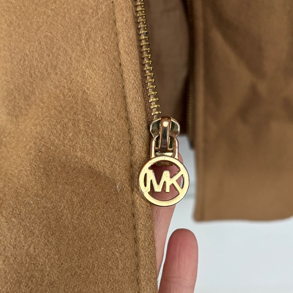 Michael Kors Camel Trench Coat - Picture 3 of 6